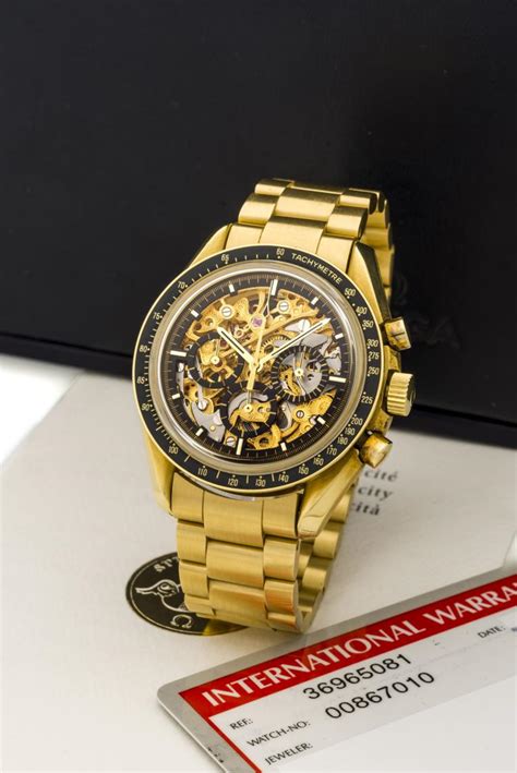 omega specialties skeleton yellow gold.